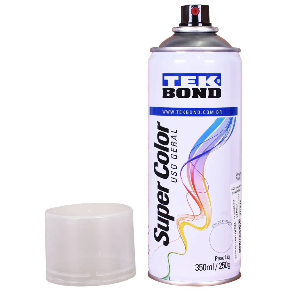 Tinta Spray Super Color para Uso Geral Vermelha 350ml Tekbond - Imagem 30